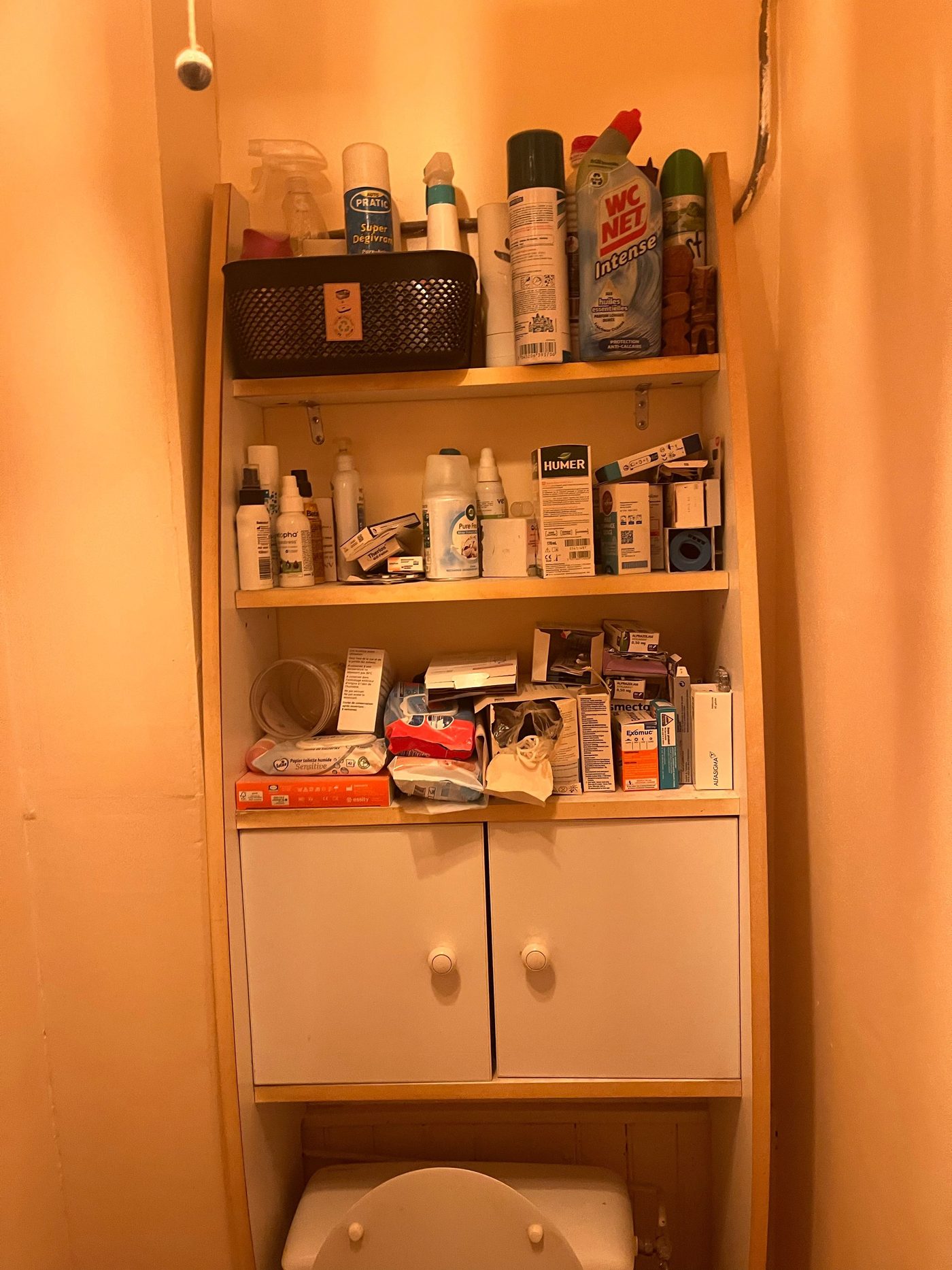 Mobilier WC avant nettoyage — Mary Clean Pro